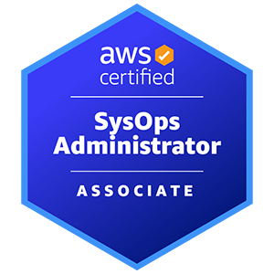 AWS Certified SysOps Administrator - Associate badge